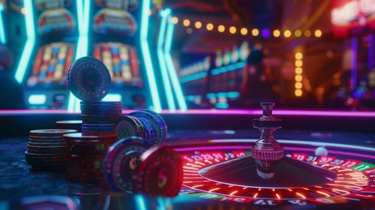 Live blackjack table interface with bonus balance displayed